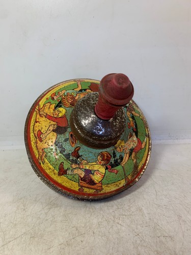 Ancien jouet toupie decor - jouet,