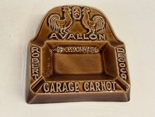 Rare Cendrier Citroën Automobile Garage Concession Agence Carnot Decoq À Avallon