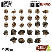 1000x Crânes Humains en