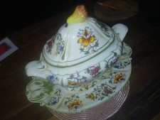 Soupière ancienne faïence - soupière,