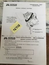 Motobécane Motoconfort D55 trial bon commande béquille latérale 1976