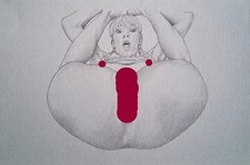 Dessin graphite Sexy Kenzie