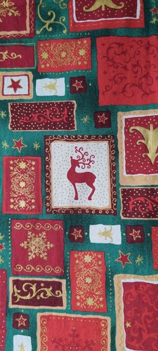 Tissu noël multicolore coton - noël,