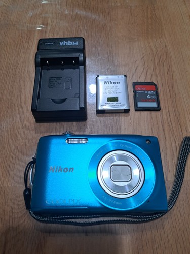 Nikon coolpix s3300 blue - nikon,