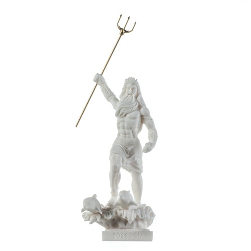 Figurine statue trident - , en