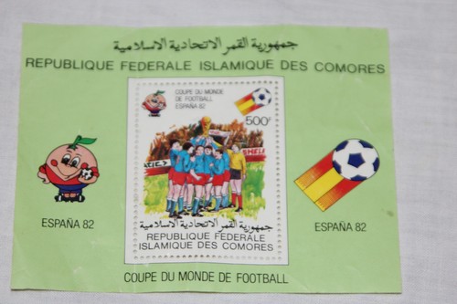 Bloc timbres comores - bloc, de