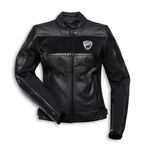 Blouson cuir perforé - blouson, ducati