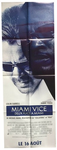 Affiche pliée 60x160cm miami - pliée,