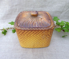 ANCIENNE TERRINE TROMPE L'OEIL EN PORCELAINE DE PILLIVUYT MEHUN - PÂTÉ EN CROÛTE