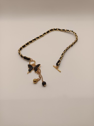 Collier chaîne dorée - , et