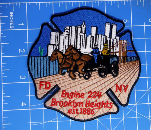 Fdny engine 224 patch - fdny,