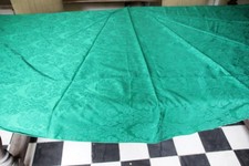 Grande nappe ronde verte