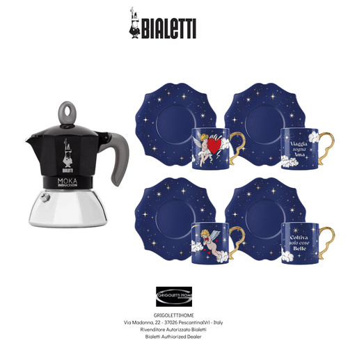 Bialetti moka iduction set - moka, 4