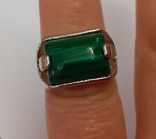 bague fantaisie malachite