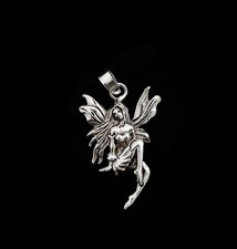 Pendentif Celtique Fée Elfe Tinkerbell en Argent 925 de 4.3 grammes    # K20