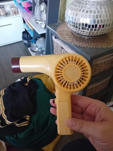 Jouet sèche cheveux vintage - sèche,