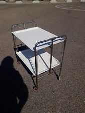 Ancienne DESSERTE TABLE PLIANTE Vintage Formica 60s 70s Deco Design Mobilier