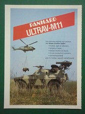 11/1984 PUB PANHARD BLINDE ULTRAV-M11 FAR SUPER PUMA ALAT ORIGINAL FRENCH AD