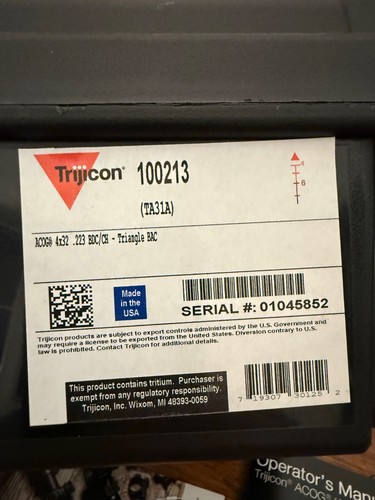 Trijicon acog ta31a 4x32 - trijicon, red