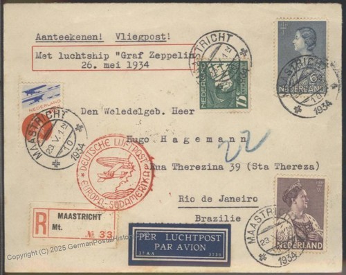 Netherlands 1931 graf - 1931, zeppelin