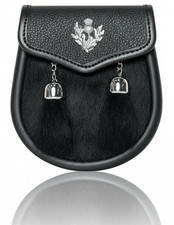 Portefeuille En Cuir Noir Pour