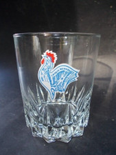 LA VOIX DU NORD verre whisky 1960 coq journal quotidien Nord Pas-de-Calais rare