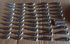 Lot de 25 plombs palettes modèles poissons à écailles pêche aux leurres