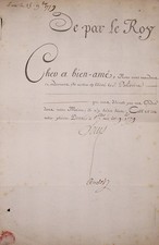 LOUIS XVI - Lettre manuscrite