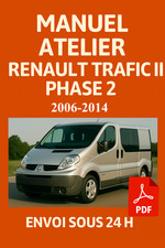 Manuel Atelier Renault Trafic 2 Ph. 2 2006-2014 RTA Revue Technique Français CD