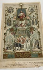 IMAGE saint PIEUSE ANCIEN BAPTEME baptisma communion 1930/5947V0