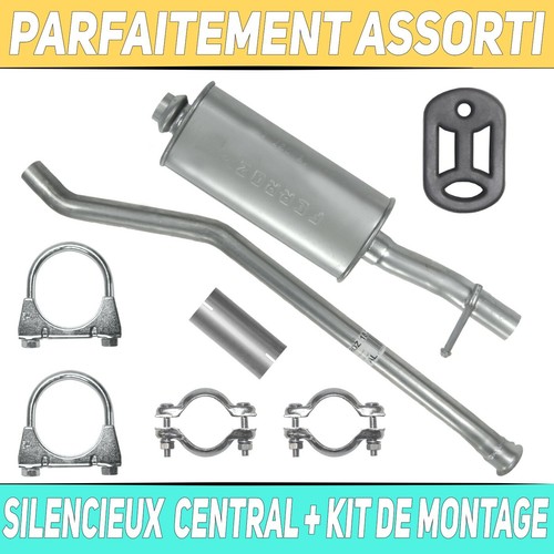 Pot échappement central - pot,
