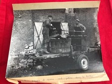 Photo ancienne vendanges le fouloir