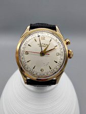 Vulcain Cricket Vintage Plaqué Or — Mouvement Manuel — Alarme — Chronographe —