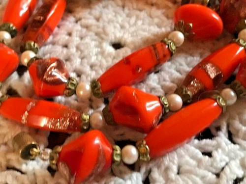 Collier murano ancien rang - murano,