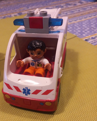 Lego ambulance civiere - lego,