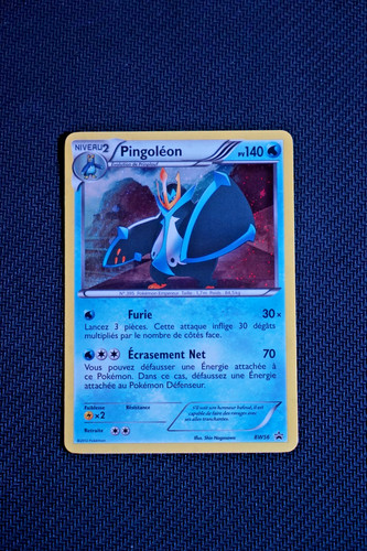 Carte pokemon pingoléon - carte, holo