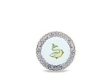 Richard Ginori - Assiette à Dessert Bleu Ciel Le Voyage de Neptune Ginori 1735