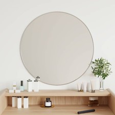 Miroir mural doré cm - Ø,
