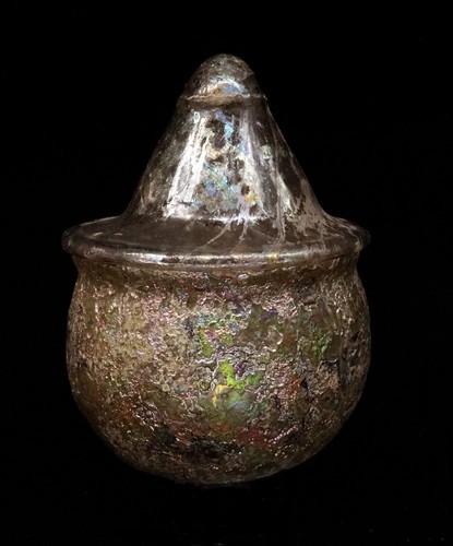Pyxide verre irise avec son - verre,