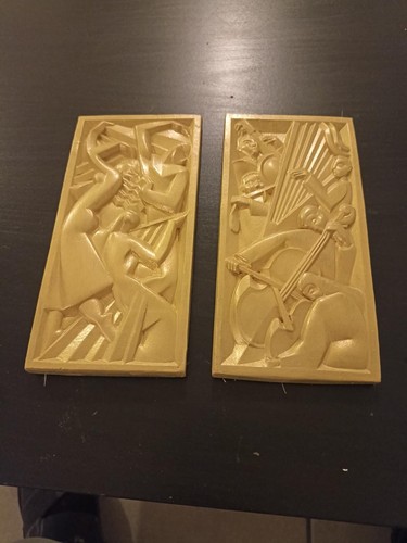 Lot bas relief art - bas-relief, déco