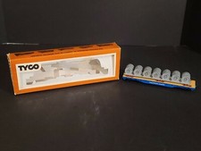 HO scale Tyco Western Union 50' Flat Car With Cable Reel load IN BOX