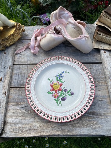 Assiettes ajourée lunéville - ajourée,