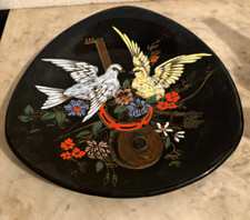 Assiette les colombes  Émaux