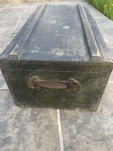 Ancienne malle coffre bois - ancienne,