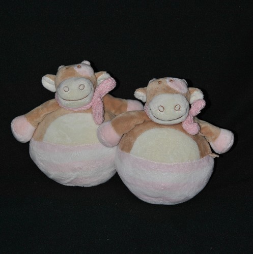 Lot doudou culbuto vache - de, 2