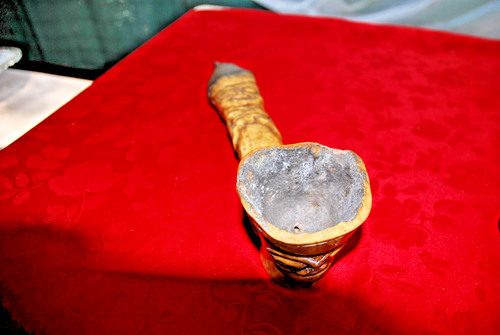 Ancienne pipe congo art - pipe,