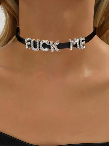 Seductive leather choker - pu,