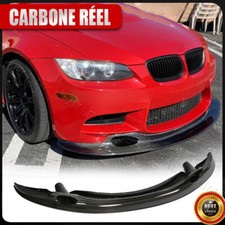 Pour BMW E90 E92 E93 M3 2008-13 CARBONE Spoiler Lèvre Lame Jupe Pare-Choc Avant