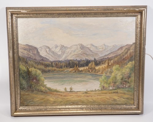Original vieux huile tableau - original,
