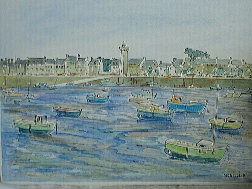 Aquarelle originale - aquarelle, de